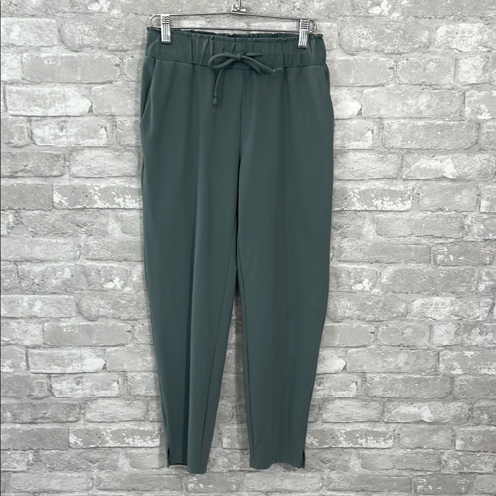 Joie Green Pull on Pants with Elastic Waistband